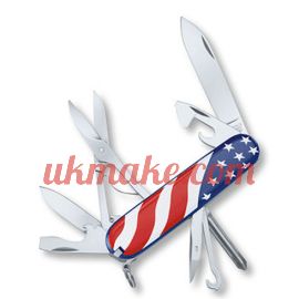 Swiss Army Knife Supper Tinker U.S. Flag 91 mm