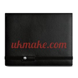 Caran D'Ache LÉMAN BLACK LEATHER NOTEBOOK A5