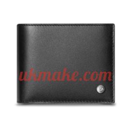Caran D'Ache BLACK 4-CARD WALLET WITH COIN CASE