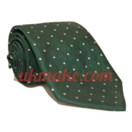 Andrew's Milano Polka Dot - Green and White Dot