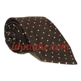 Andrew's Milano Polka Dot - Black with White Dot