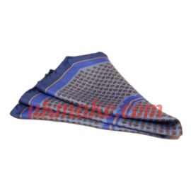 Andrew's Milano Light Blue Pocket Square - Tear Drop Pattern