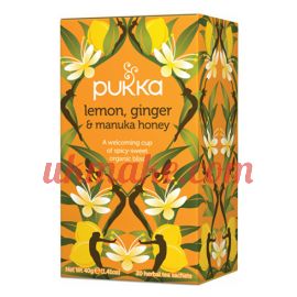 Pukka Teas Lemon, Ginger & Manuka Honey 4x20 sac
