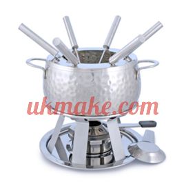 Swissmar Bienne 11-PC Stainless Steel Fondue Set
