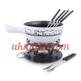 Swissmar Heidi 9PC Cheese Fondue Set