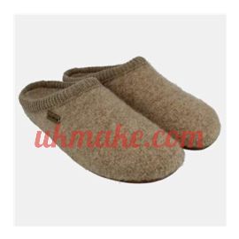 Haflinger Women's Slipper Classic Size-40,Stone