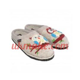 Haflinger Women's Slipper Pantoffel Olivia-Gray-38