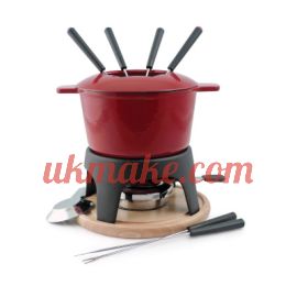 Swissmar Product Details Sierra 11-PC Cast Iron Fondue Set