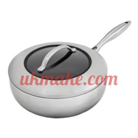 SCANPAN CTX Series 26cm Deep Sauté Pan w/ Glass Lid