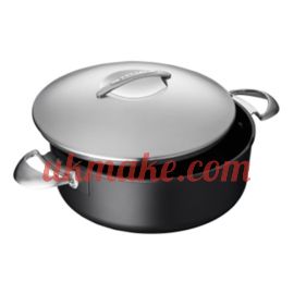 SCANPAN Professional Series Low Sauce Pot w/ Steel Lid
