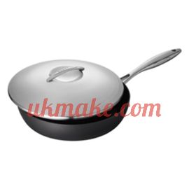 SCANPAN Professional Series 26cm Sauté Pan w/ Steel Lid