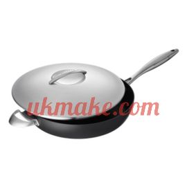 SCANPAN Professional Series 32cm Sauté Pan w/ Steel Lid