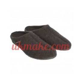 Haflinger Women's Slipper Alaska size-38,Graphite
