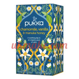 Pukka Teas Chamomile Vanilla Manuka Honey 20sac