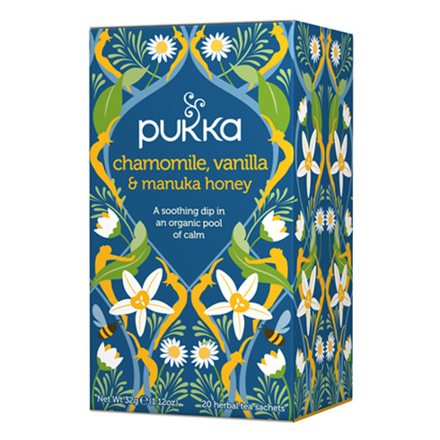 Pukka Teas Chamomile Vanilla Manuka Honey 20sac